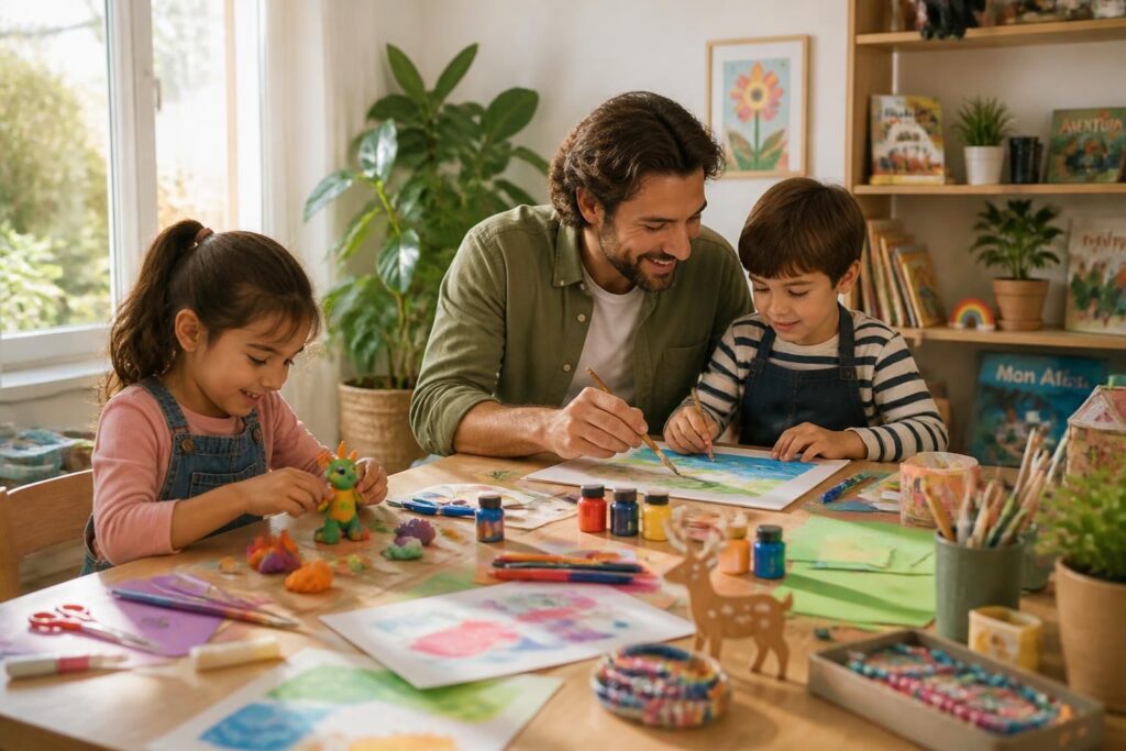 découvrez des idées d'activités créatives à réaliser avec vos enfants le mercredi pour partager des moments ludiques et stimuler leur imagination.