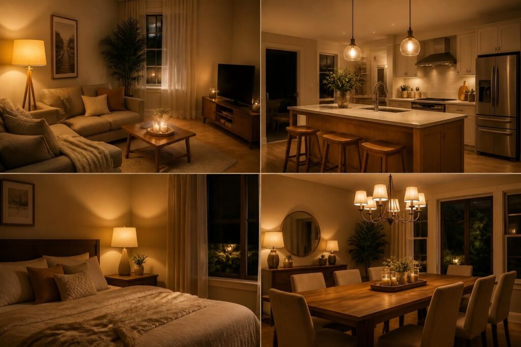 découvrez comment aménager un éclairage chaleureux dans chaque pièce de votre maison pour créer une ambiance conviviale et confortable.
