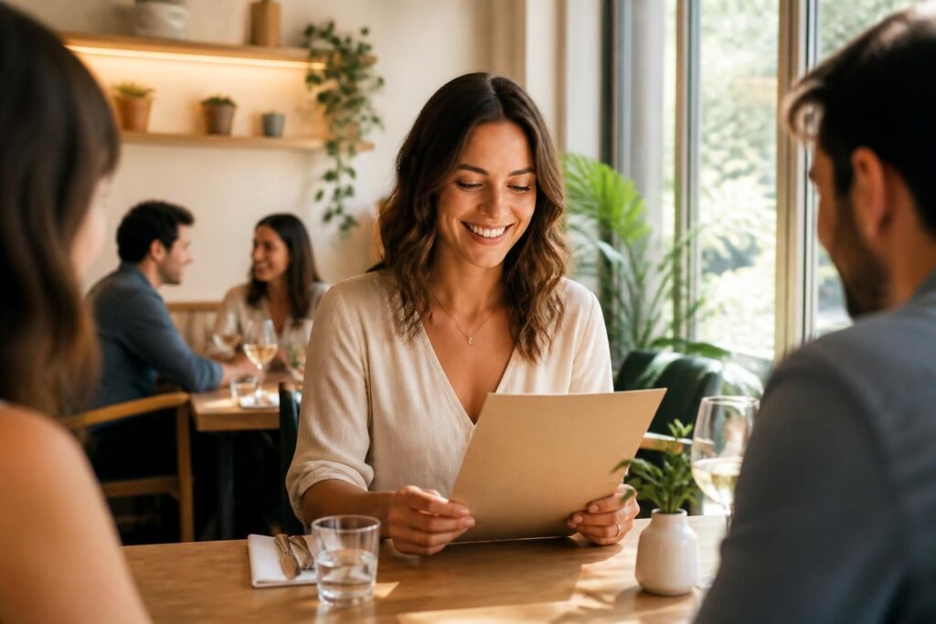 Recevoir simplement : un menu convivial sans stress