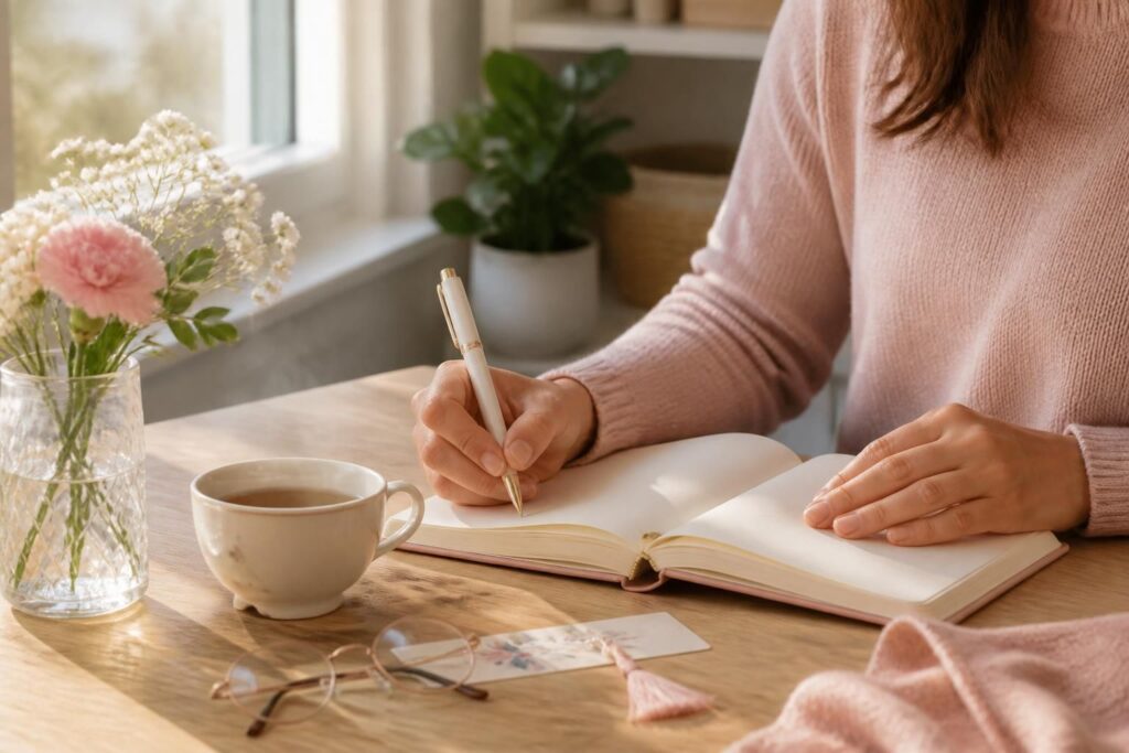 Tenir un journal de gratitude : méthode et exemples pour s’y mettre
