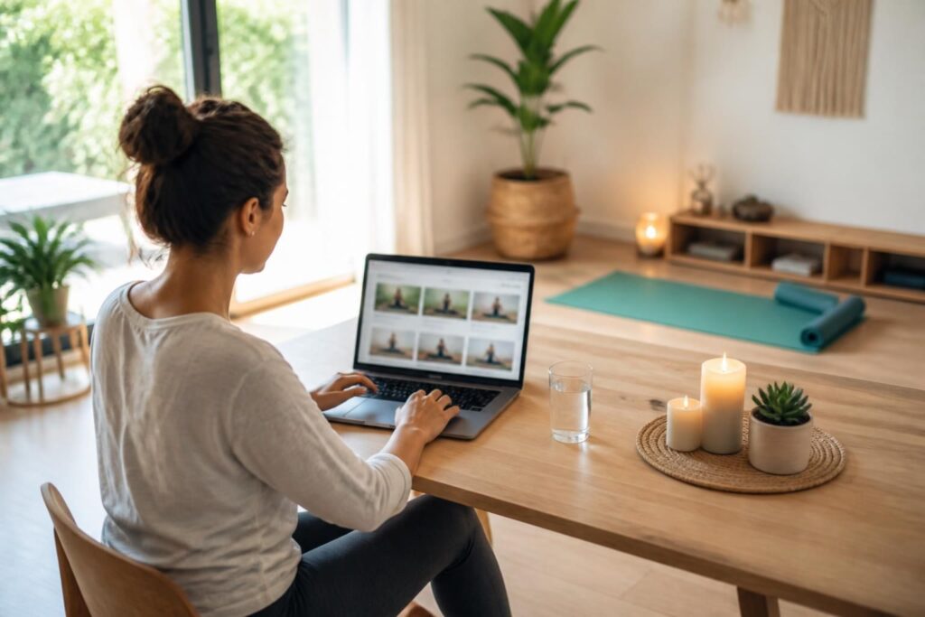 découvrez comment choisir le meilleur cours de yoga en ligne en comparant les plateformes et abonnements pour trouver l'offre qui correspond à vos besoins et votre budget.
