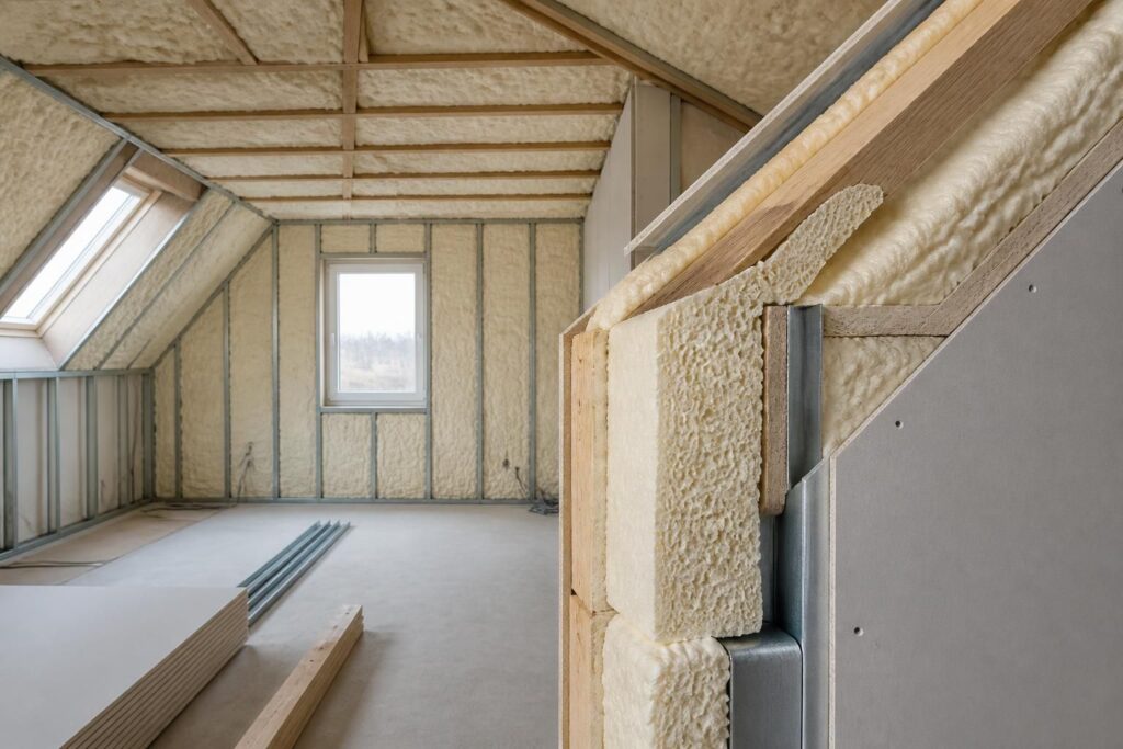 découvrez notre polyuréthane isolant thermique et phonique, idéal pour améliorer l'isolation de votre toiture et de vos murs intérieurs, garantissant confort et économies d'énergie.