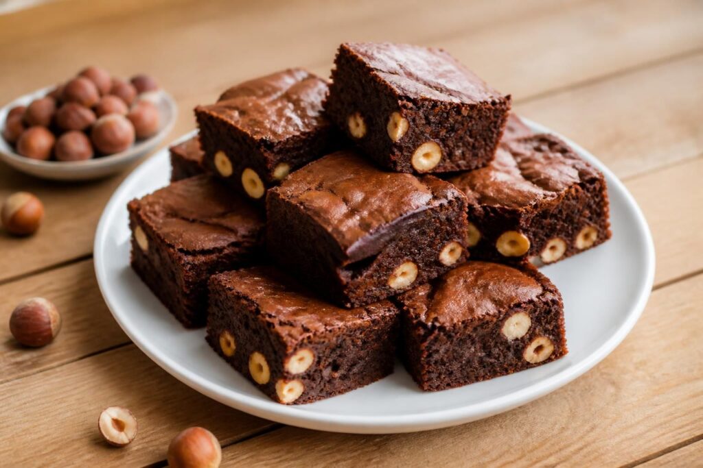 découvrez la recette saine et gourmande du brownie noisette fondant de cyril lignac, alliant plaisir et bien-être pour un dessert irrésistible.