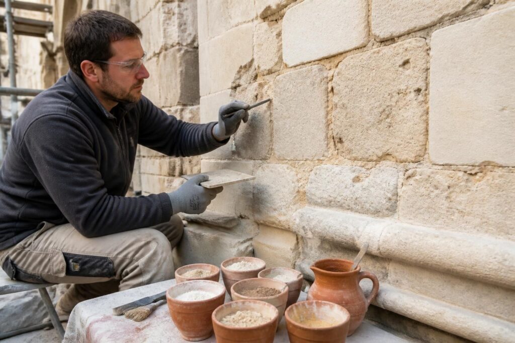découvrez les techniques et mortiers adaptés pour la réparation de la pierre de taille calcaire, afin d'assurer durabilité et esthétique à vos ouvrages en pierre.