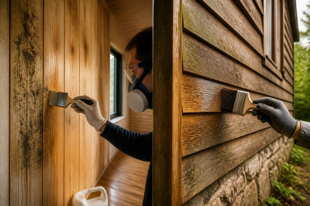 découvrez des solutions efficaces pour le traitement anti-moisissure du bois, adaptées à l'intérieur comme à l'extérieur, pour protéger et préserver vos surfaces en bois durablement.