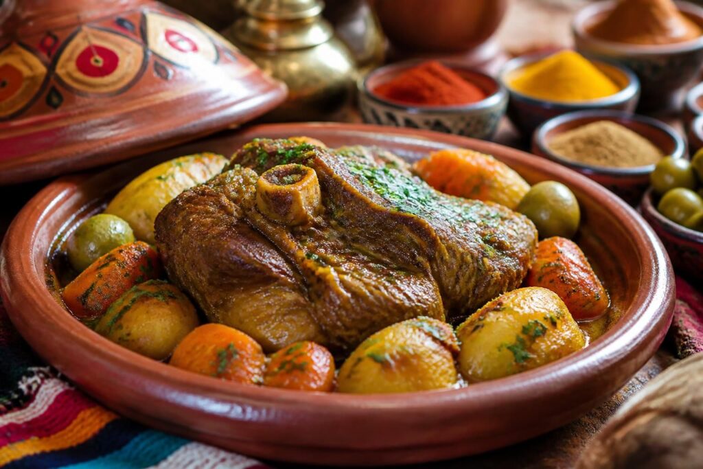 découvrez nos recettes marocaines authentiques pour une viande au four tendre, accompagnées de conseils de cuisson pour un résultat savoureux et fondant.