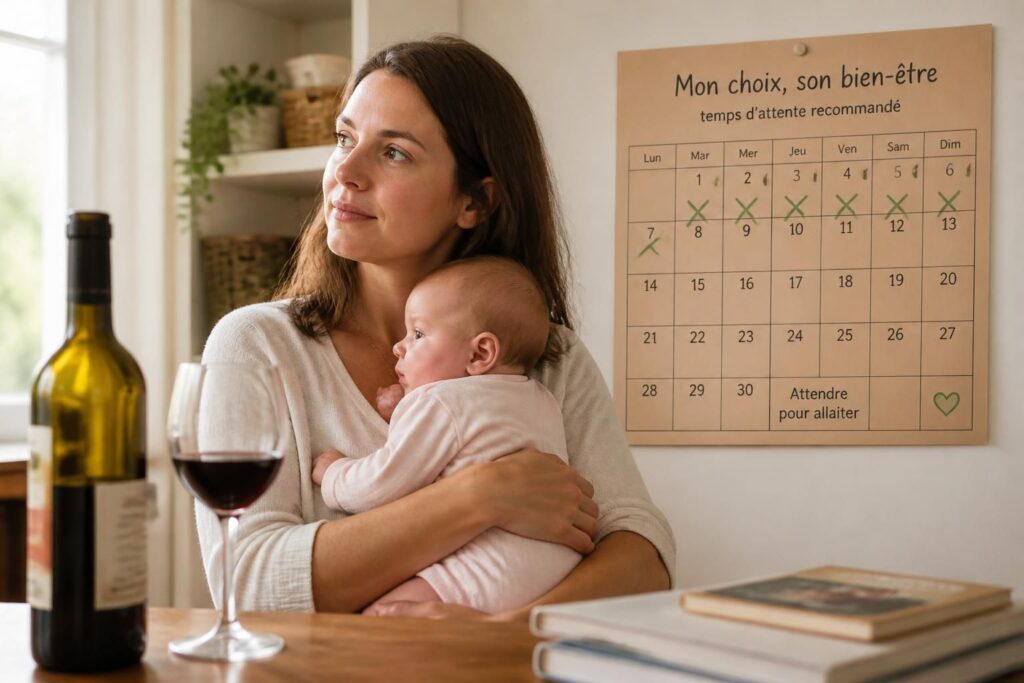 découvrez les effets de l'alcool pendant l'allaitement, le temps d'attente recommandé avant de nourrir bébé et les conseils pour assurer sa sécurité et son bien-être.