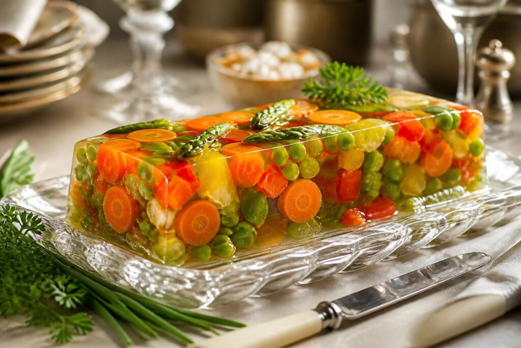 Légumes en gelée : recettes classiques et idées gourmandes pour l’apéritif