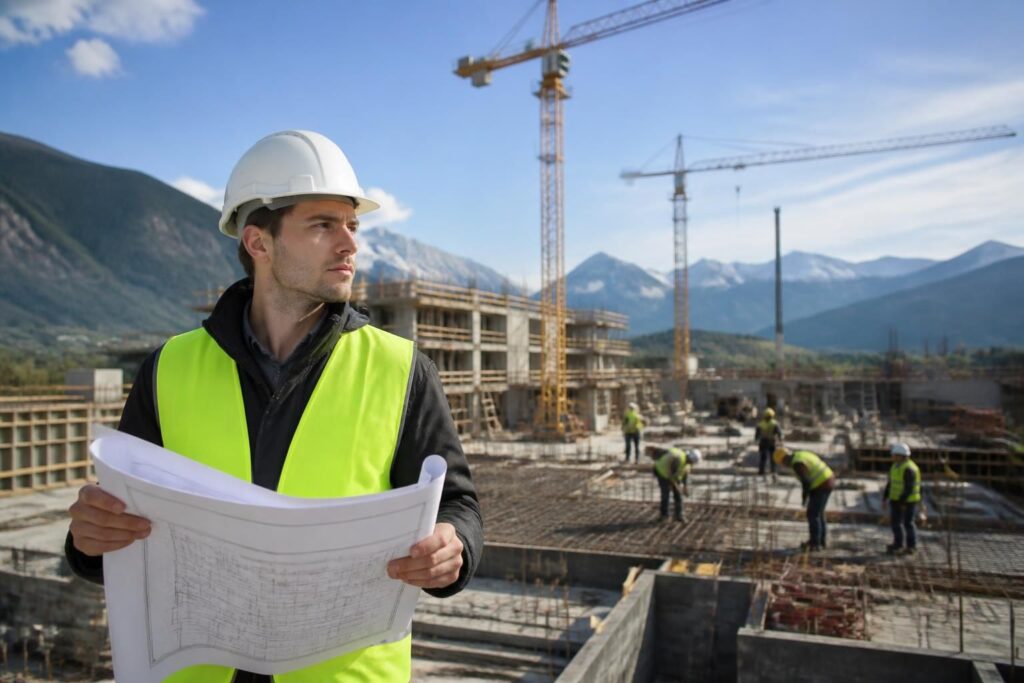 Conducteur de travaux salaire : net, débutant et secteurs BTP en France et Suisse