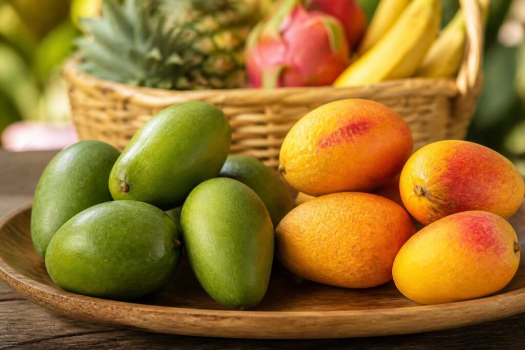 découvrez comment distinguer une mangue mûre d'une mangue verte et apprenez à bien choisir votre mangue pour savourer toute sa douceur et ses saveurs.