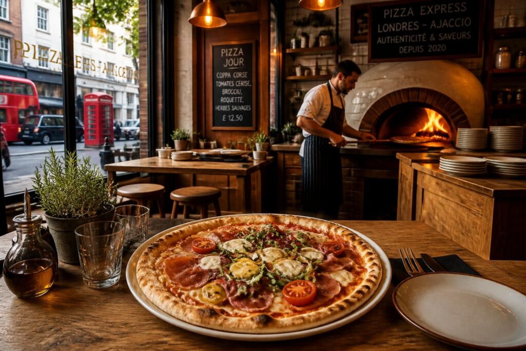 Pizza express : découvrir les menus et recettes authentiques d&rsquo;Ajaccio à Londres