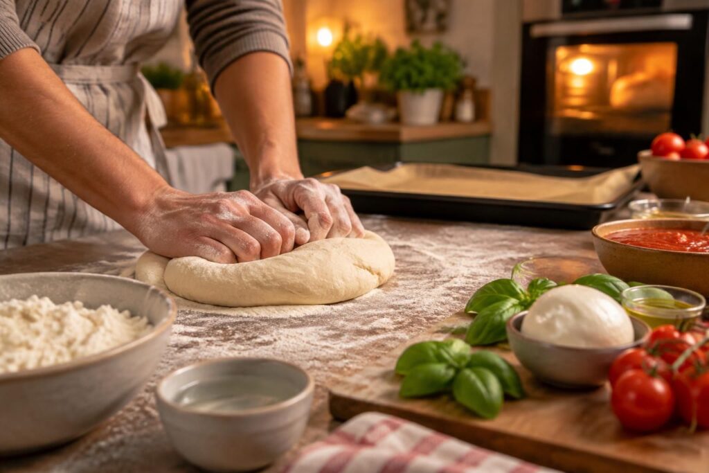 Comment réussir une pâte à pizza rapide pour les soirs pressés