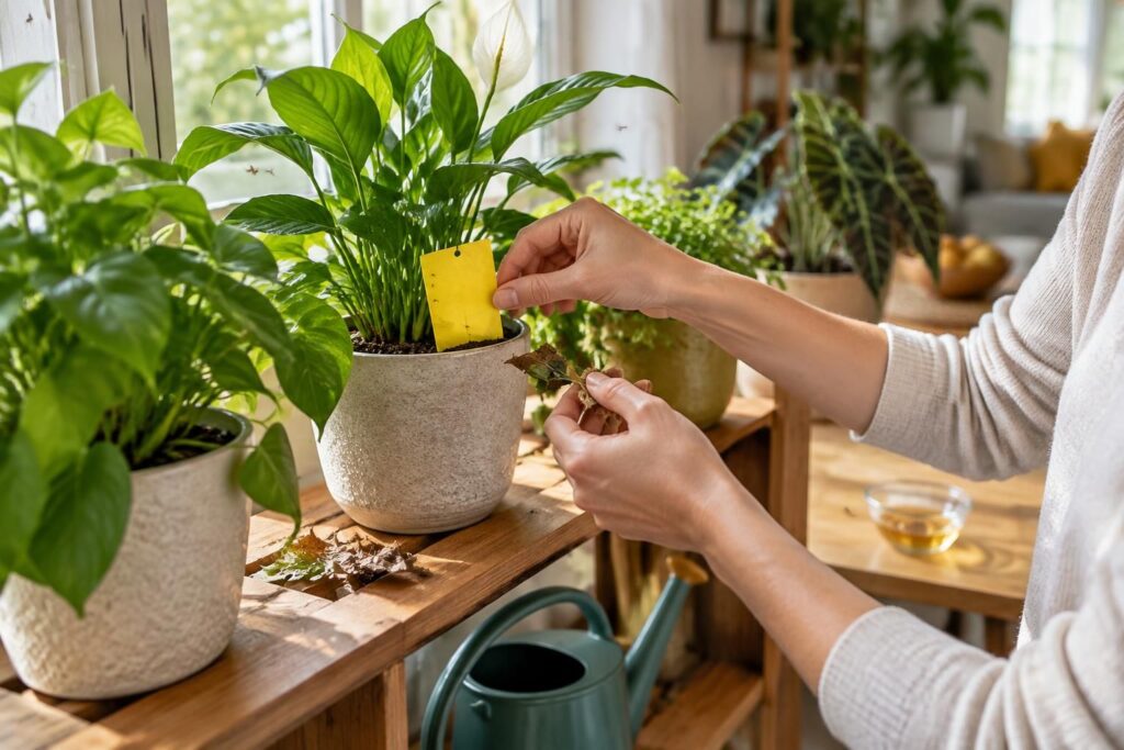 comment se débarrasser des moucherons dans la maison et sur les plantes d’intérieur